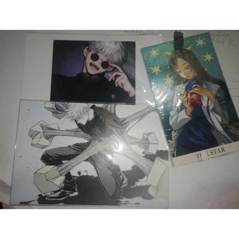 TAKE ALL preloved merch jjk jujutsu kaisen kadeart tarot shoko