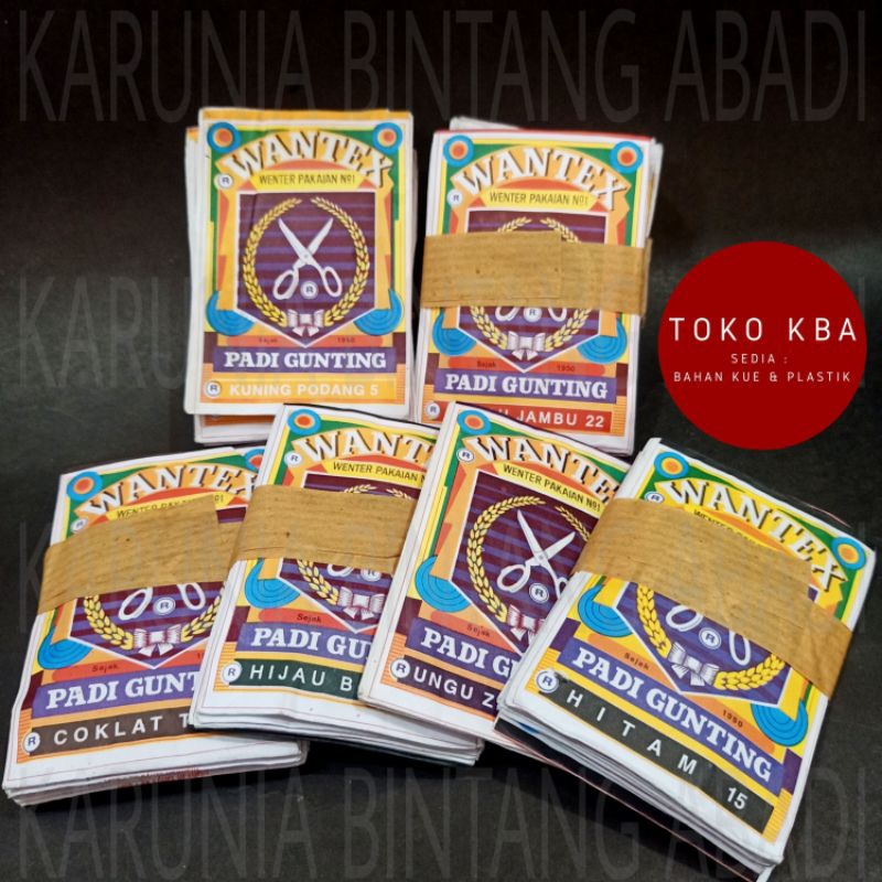 Wantex Padi Gunting Pewarna Kain Pakaian Tekstil