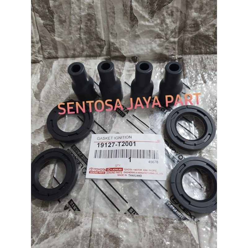 KARET COIL INNOVA VIOS YARIS CAMRY ASLI 1SET 4PC