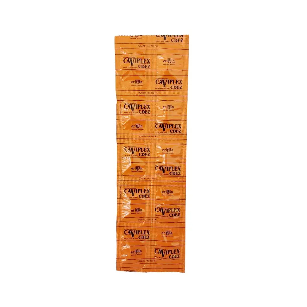 MULTIVITAMIN CAVIPLEX CDEZ (ORANGE) KAPLET STRIP