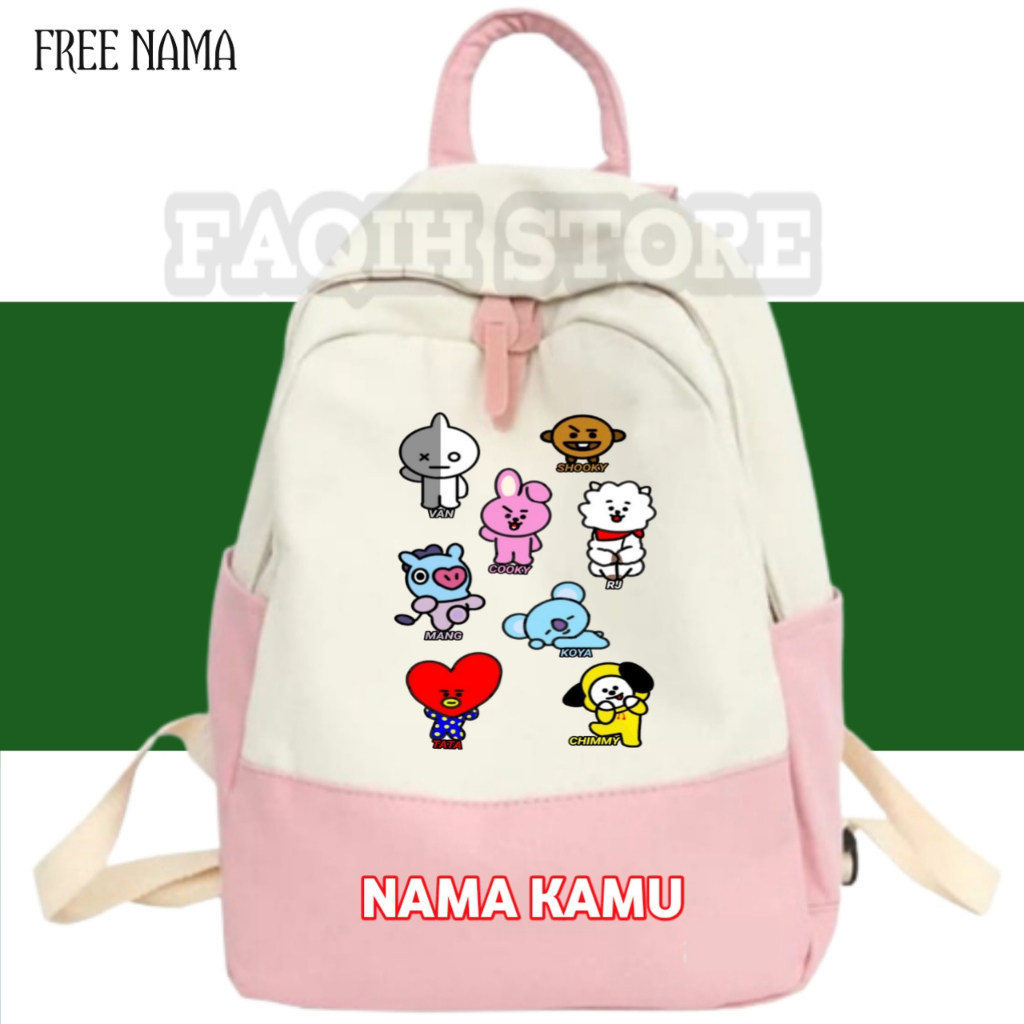 Tas ransel anak BT21 LUCU | Tas ransel anak sekolah BT21