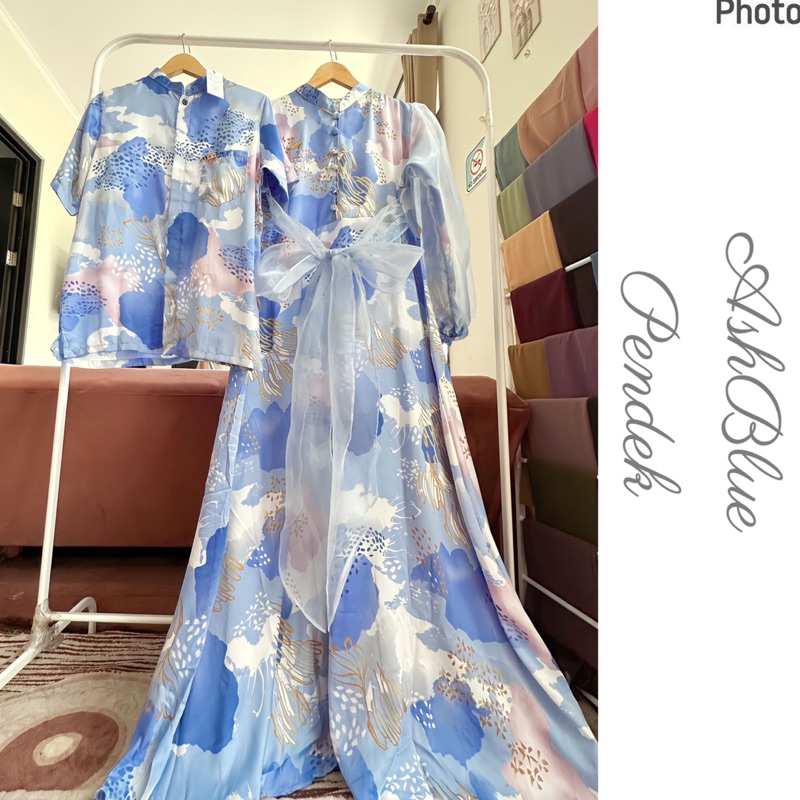 JULIETE PADDLEPOP Set Couple DIORSILK ORI PRINTING Terbaru  Gamis Koko Lebaran