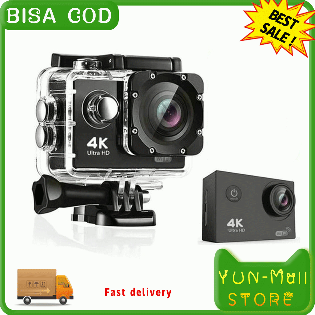 YUN Mall  Action Camera Sports HD1080P 4K 16MP Waterprooft