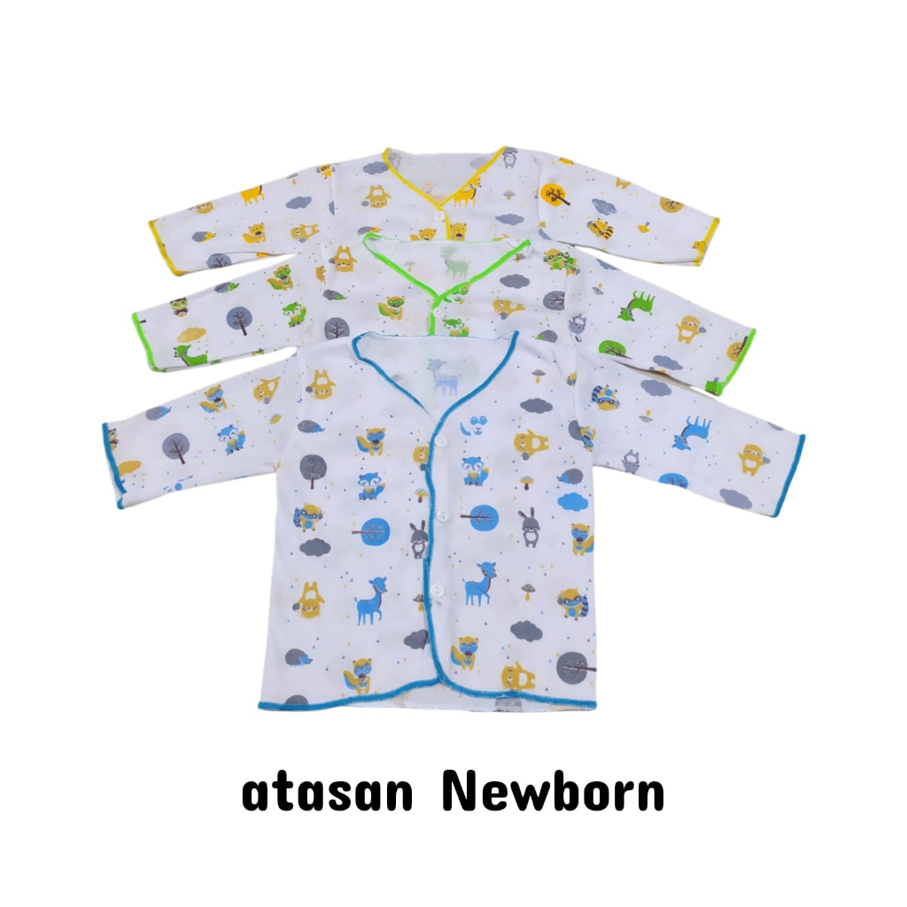 Pakaian Bayi Baju Atasan Bayi Newborn Usia 0 hingga 3 bulan Bayi Baru Lahir