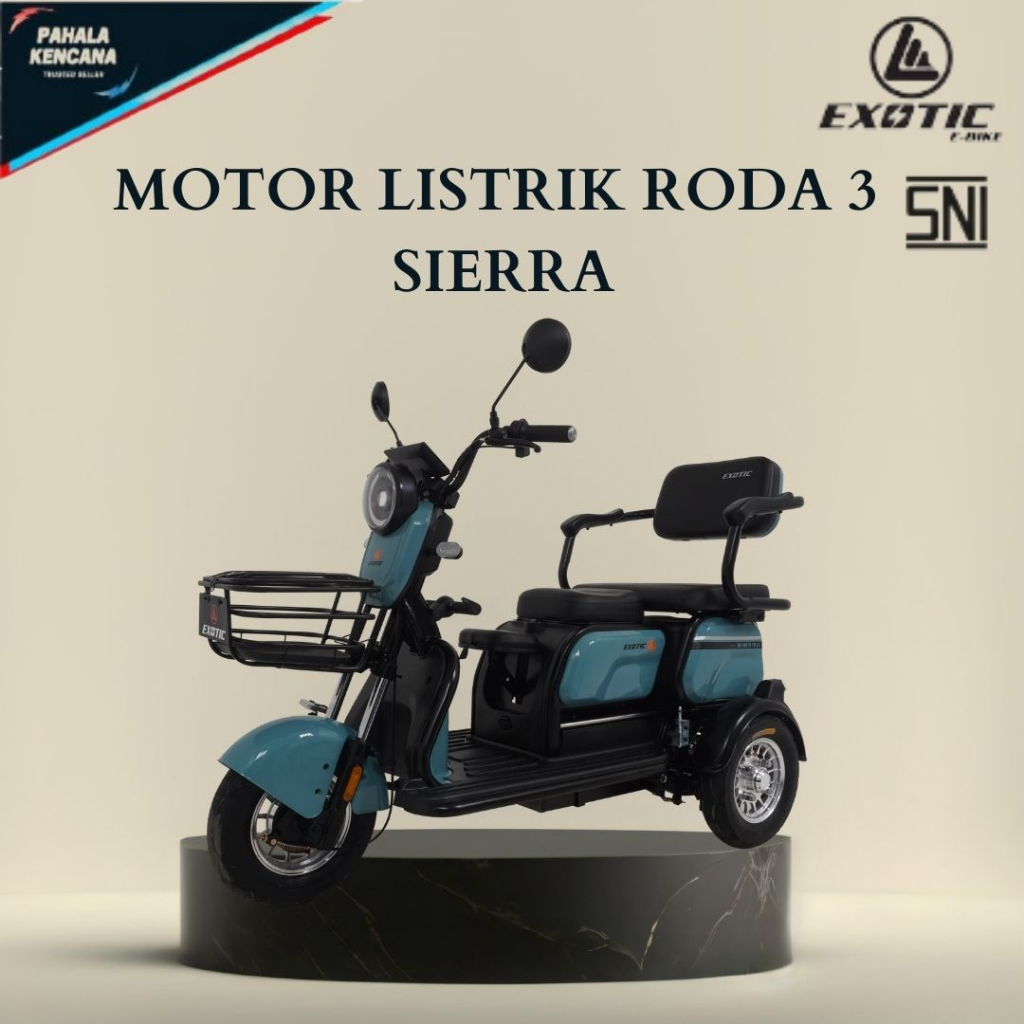 SEPEDA MOTOR LISTRIK RODA 3 SIERRA SIERA PACIFIC EXOTIC