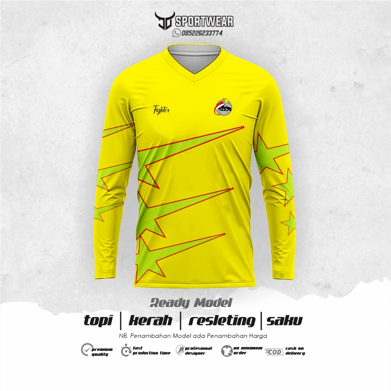 jersey full printing terbaru / jersey murah / jersey gaming / jersey merpati / jersey kuning / kaos 