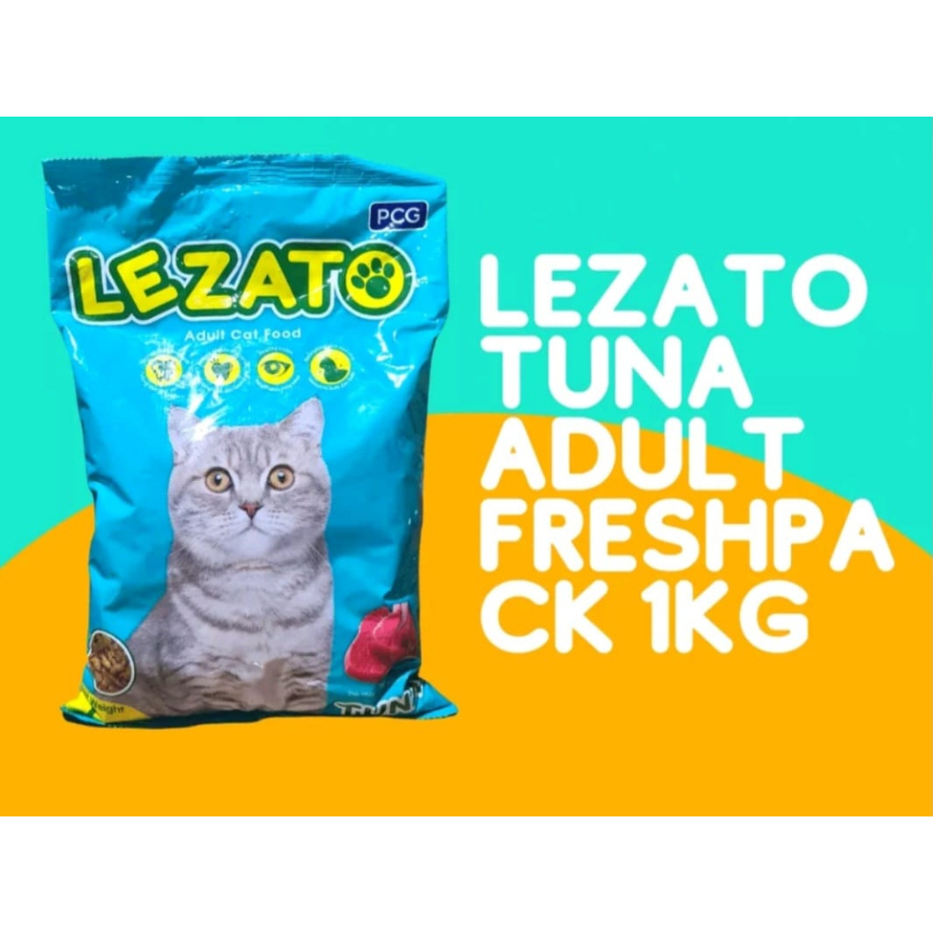 lezato 1kg freshpack Makanan kucing kering lezato 1 kg