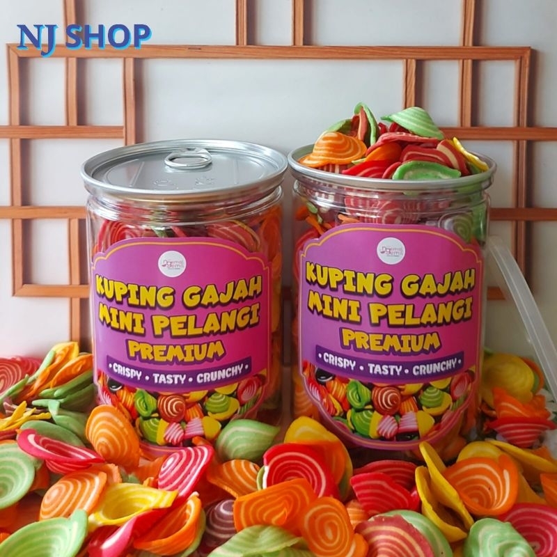 

[Snack Original] - Can Kuping Gajah Mini Pelangi Kualitas Premium