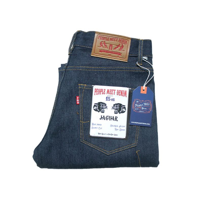 PMD & CO - JAGUAR - 15oz - Blue Indigo - Selvedge Accent Denim