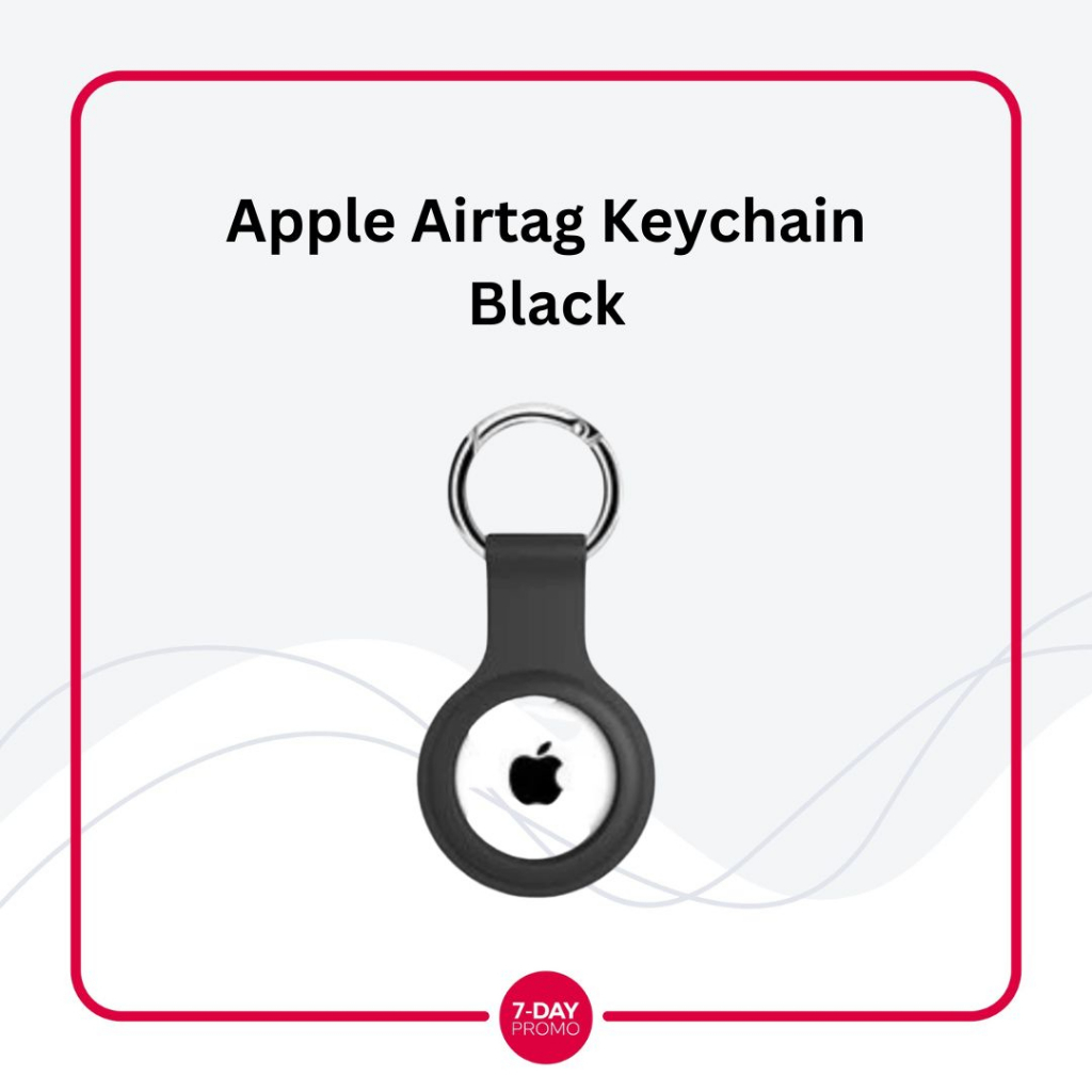 Apple Airtag Silicone Protective Case Keychain Gantungan