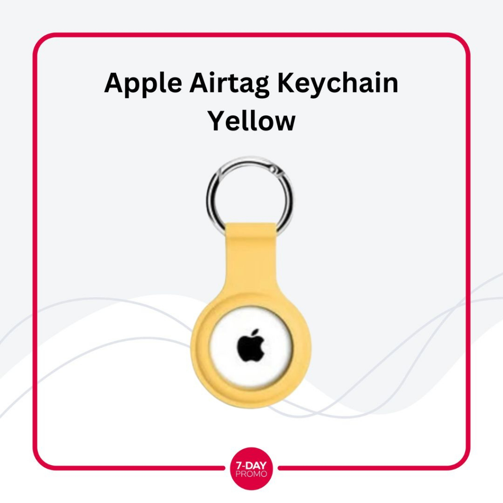 Apple Airtag Silicone Protective Case Keychain Gantungan