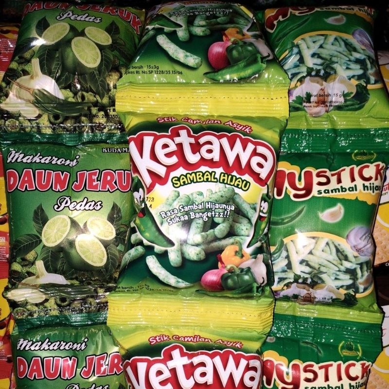 Snack Serba Hijau 2 Renceng isi 20 pcs