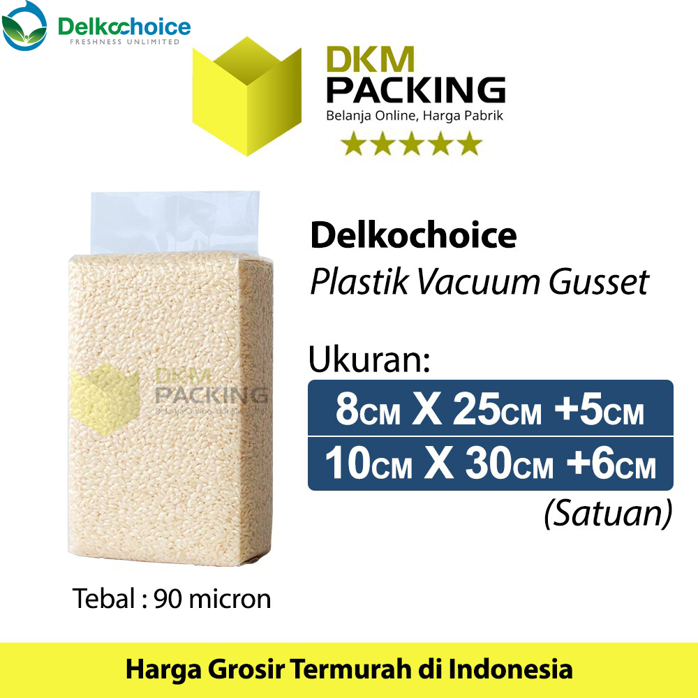 Plastik Vacuum Gusset Nylon Beras / Cemilan / Bubuk / TERMURAH / SATUAN