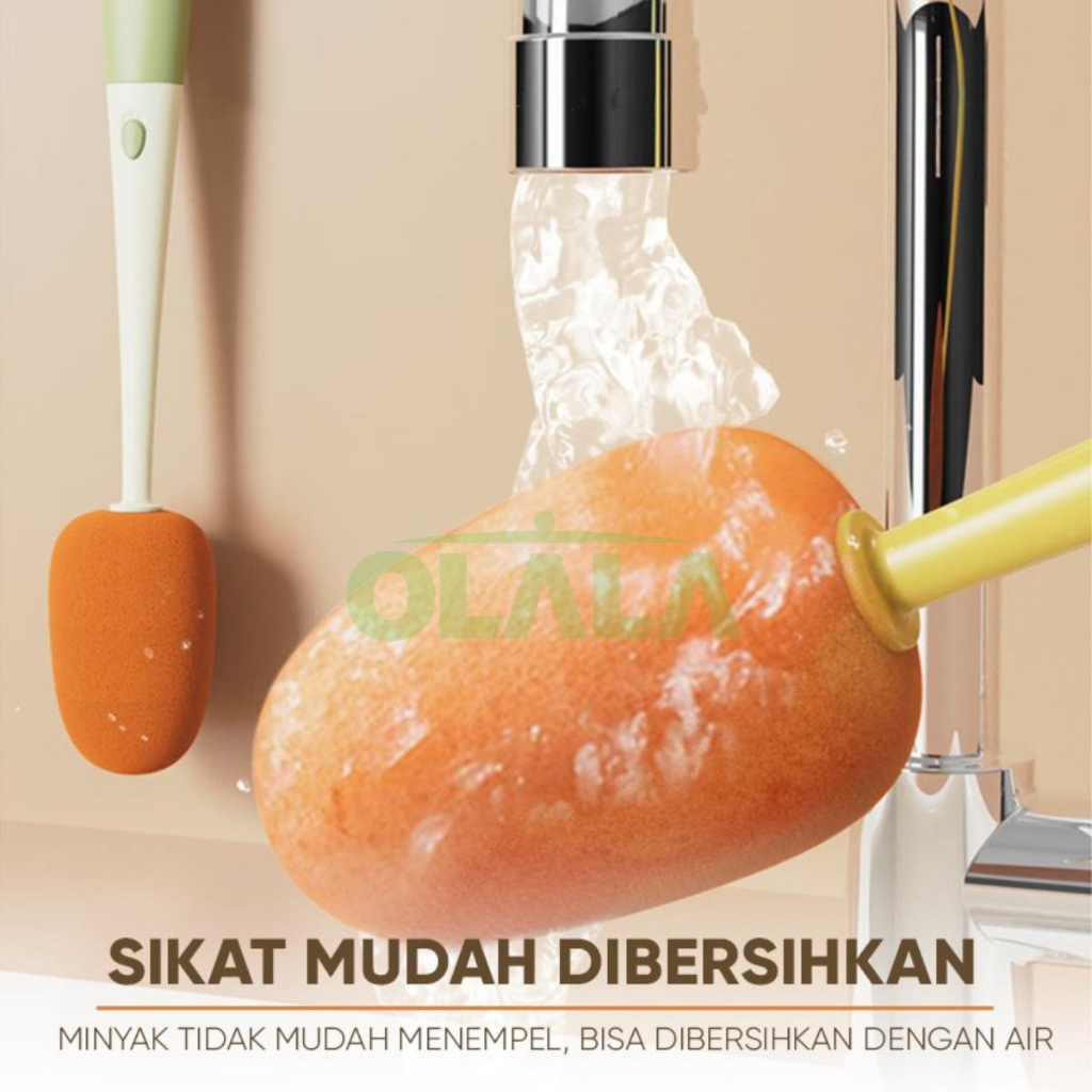 ALAT PEMBERSIH BOTOL / GELAS / CANGKIR / BOTOL BAYI / MUG MULTIFUNGSI 3 IN 1 OLL-2141