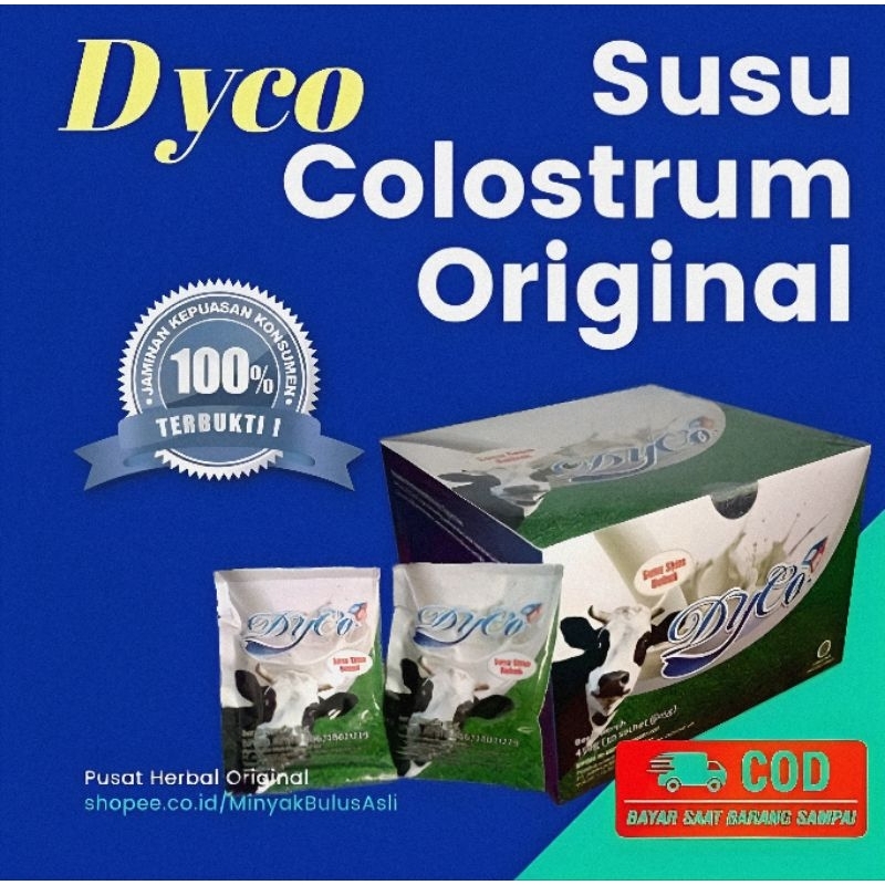 

Dyco Original Dynamic Susu Colostrum Terlaris 30 sachet