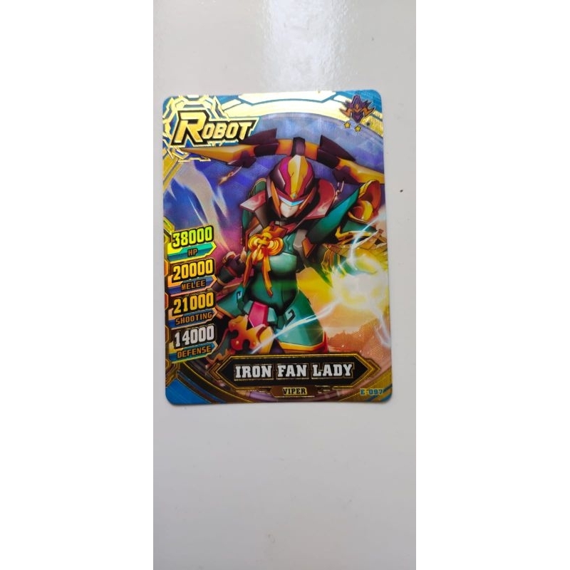 Kartu arcade Hero Of Robots Iron Fan Lady Original