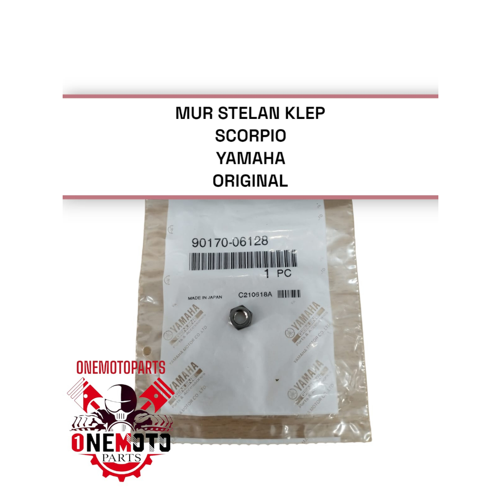MUR STELAN SETELAN KLEP KELEP SCORPIO YAMAHA 90170-06128 ORIGINAL