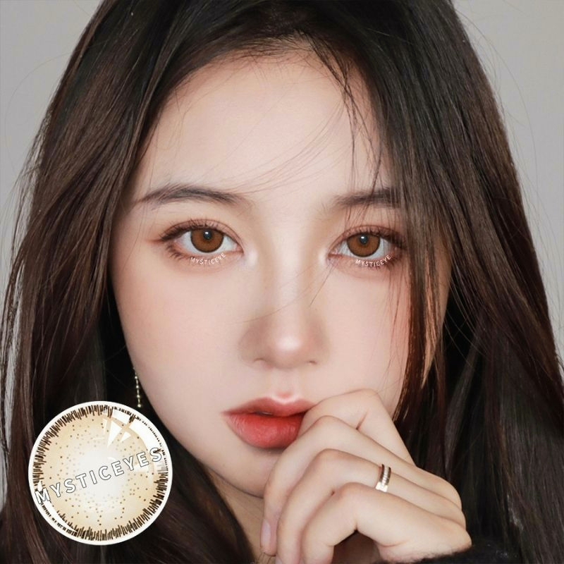 [✅COD] MYSTICEYES SOFTLENS BROWN SET LENSA KONTAK NORMAL COLOR CONTACT LENS