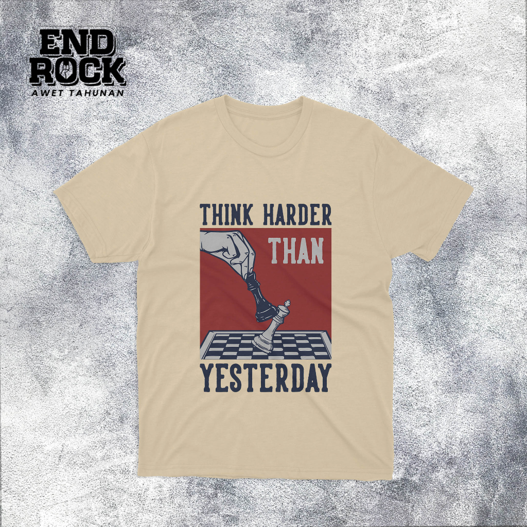 Kaos Distro Original EndrockTema Think Harder DTFS162