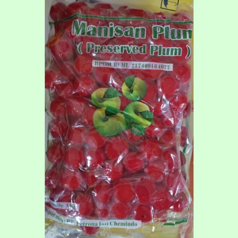 

CLJ Manisan Permen Plum Basah - 3 kg