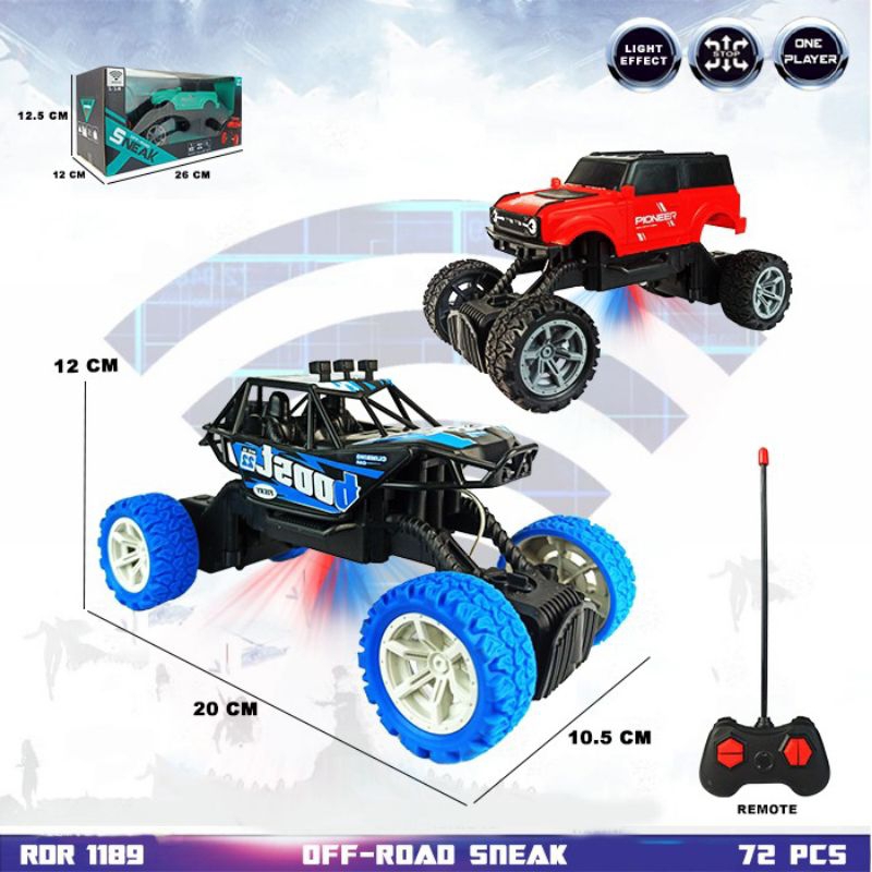 Mainan Anak, Mainan Remote Control Anak, Mainan Mobil Control, RC Rock Crawler Off Road Offroad Gunu