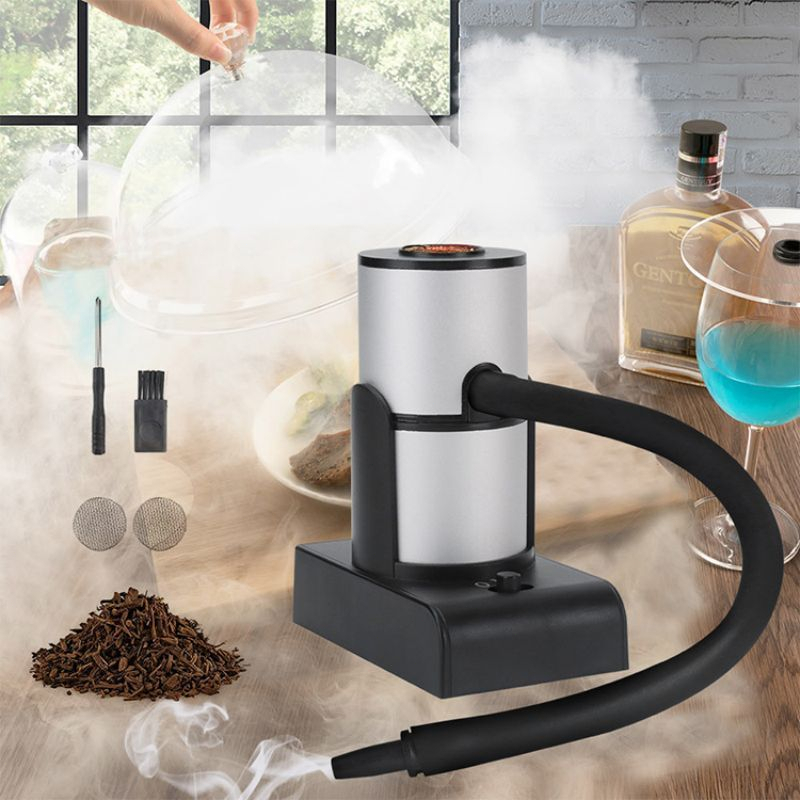 Food Smoker Smoking Gun Professional Smoke Infuser Untuk Camping / BBQ / Piknik