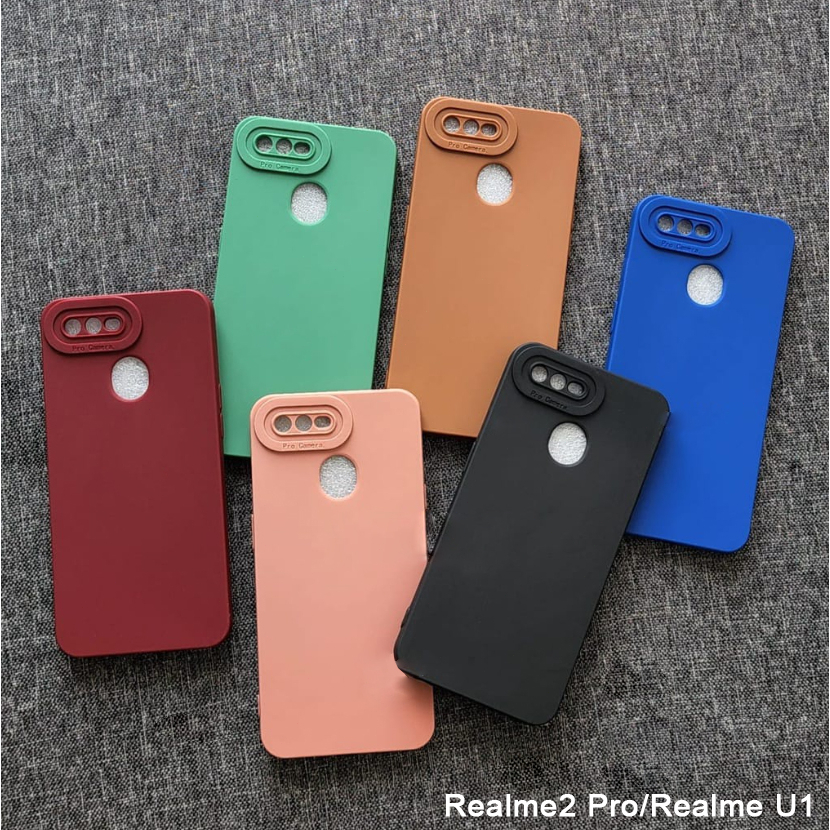 Softcase Realme 5 Realme 5S Realme 5i Realme 6i Realme C3 Realme C2 Realme C1 Realme 2 Pro Realme U1 Case 3D Pro Camera Gel Silika Casing