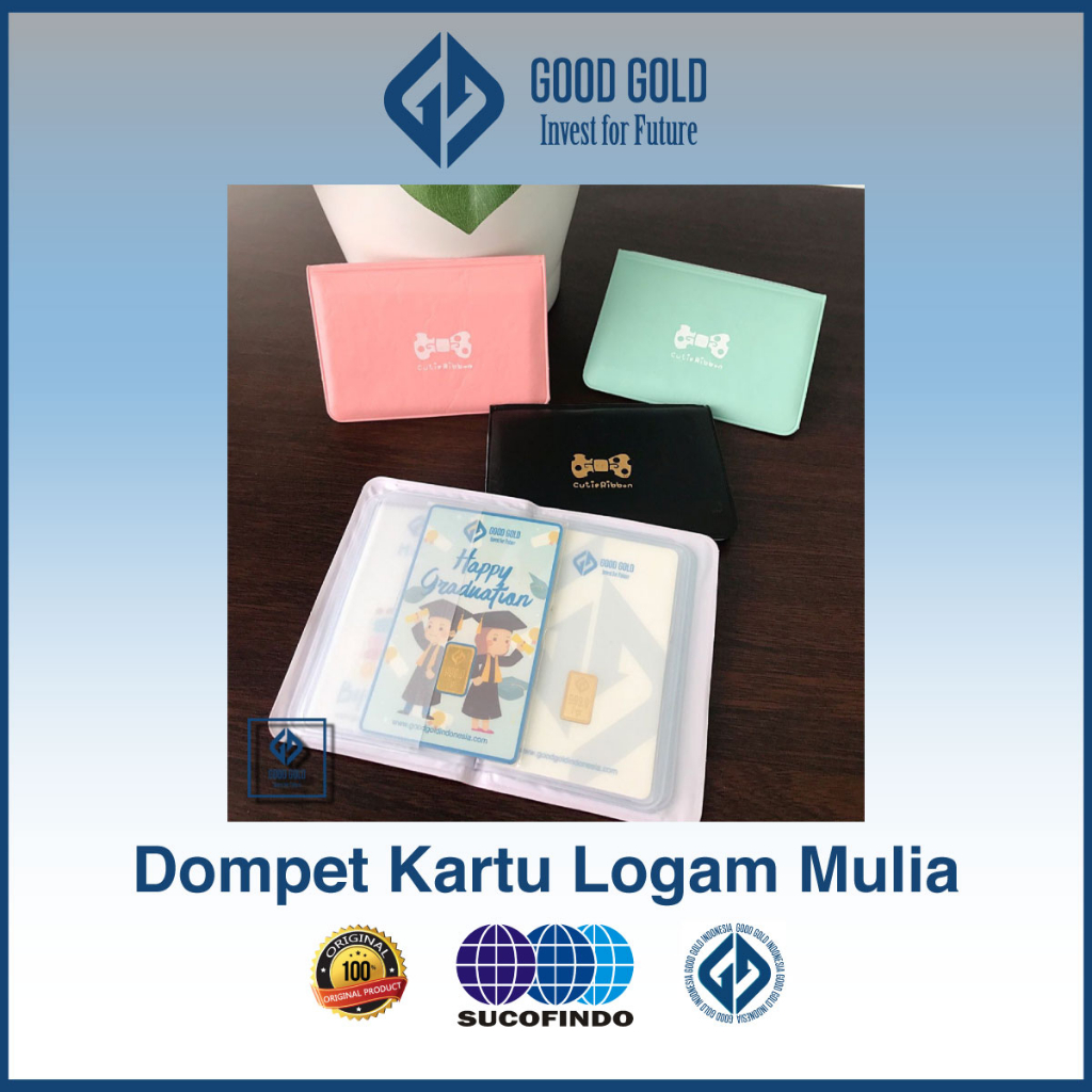 Dompet Kartu Logam Mulia/ Album Emas Logam Mulia