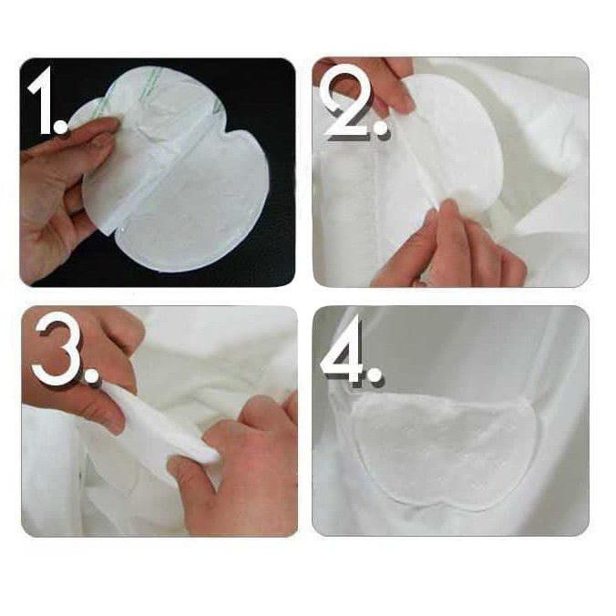 LF - 10pcs Armpit Pad Pembalut Ketiak Anti Basah Penyerap Keringat Ketiak Pad Anti Burket