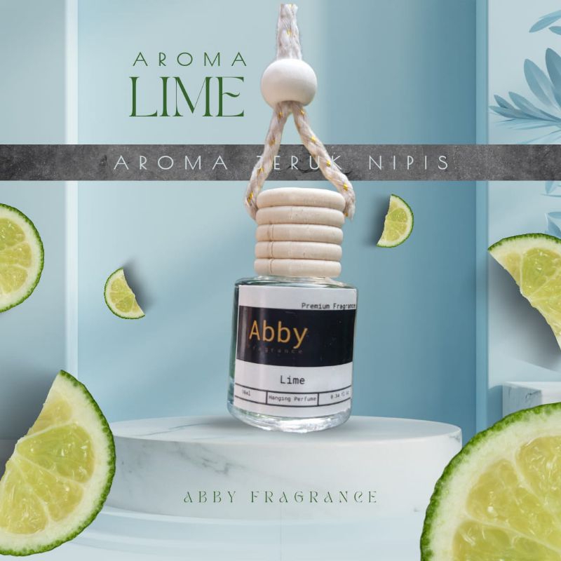 Parfum Gantung Mobil Ruangan Aroma Lime / Jeruk Nipis NonAlkohol