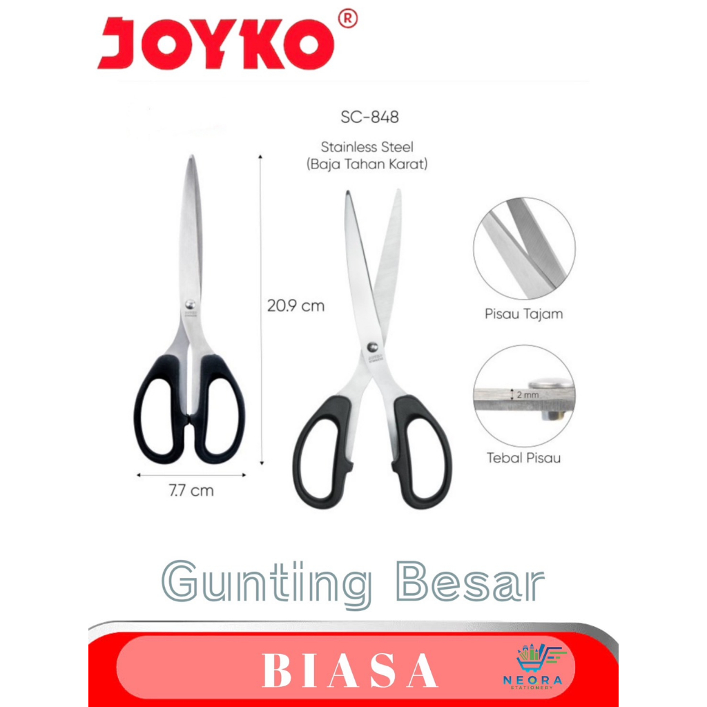 

Joyko Gunting Besar | Scissor SC-848