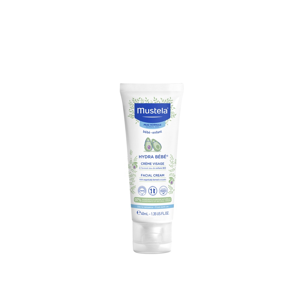 Mustela Normal Skin Hydrabebe Facial Cream - Body Lotion Untuk Bayi Kulit Normal Mustela