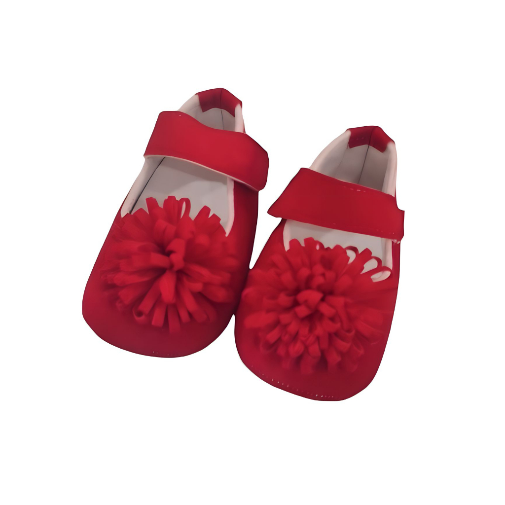 Sepatu bayi prewalker flower SK-11 / sepatu bayi perempuan lucu