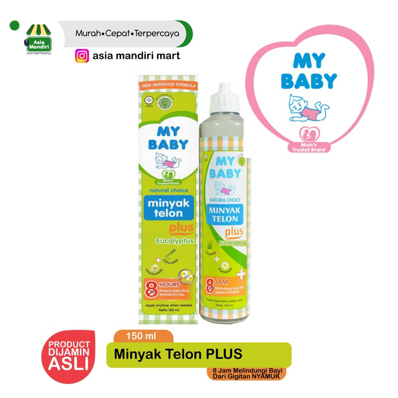 MY BABY MINYAK TELON PLUS 150ML #