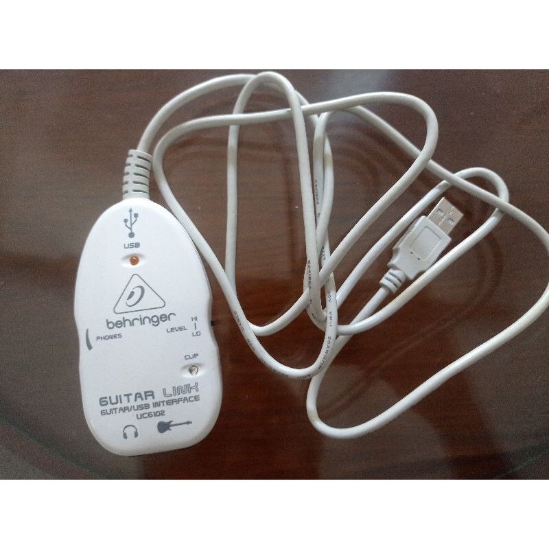 Soundcard Behringer Guitar Link UCG 102 Original