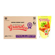 minyak goreng sawit Grandco 500ml / minyak kemasan Grandco 500ml / minyak 500ml