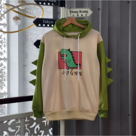 Hoodie Kostum Karakter Lucu DINO - Jaket Hoodie Oversize Lucu Dinosaurus