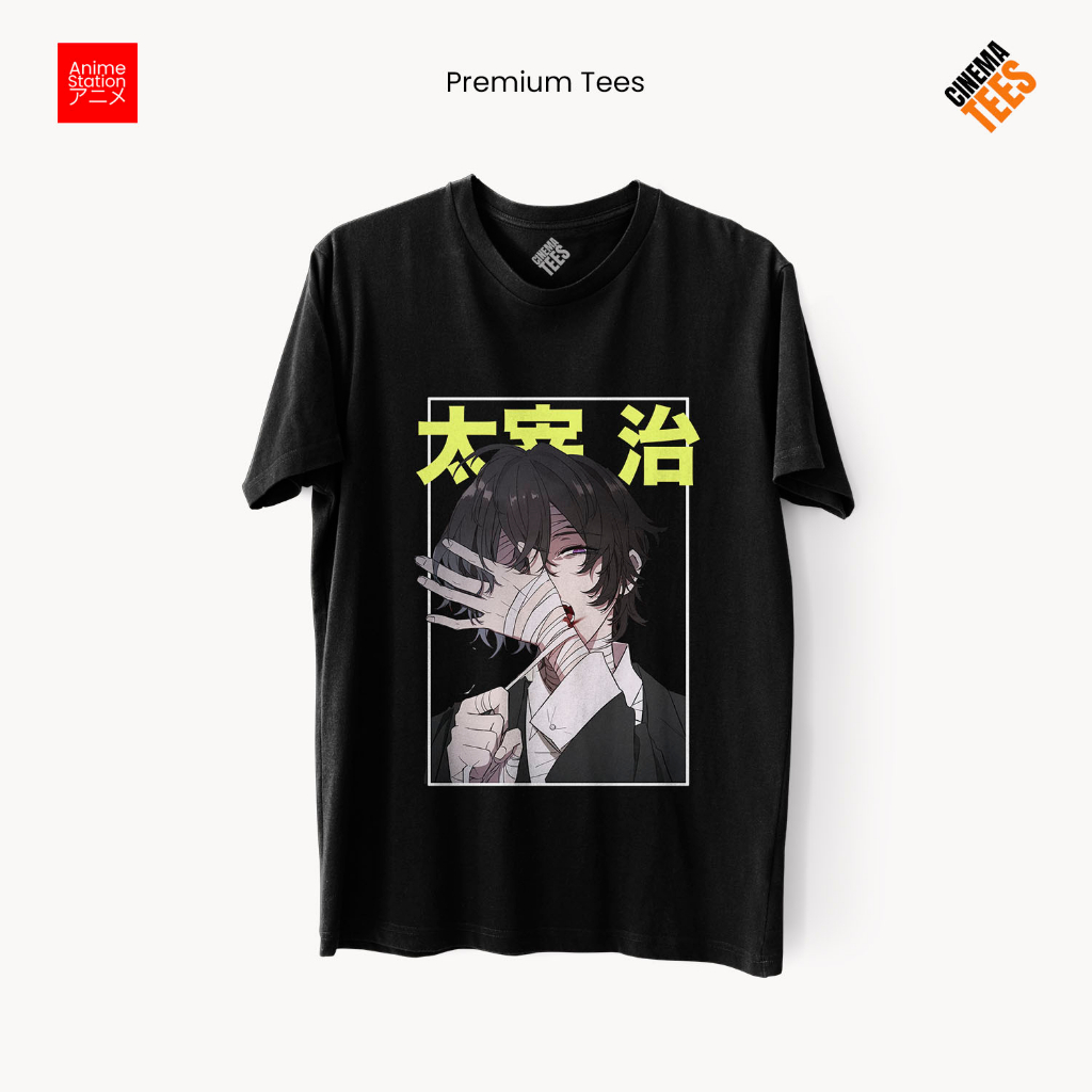 Kaos Osamu Dazai - Tshirt Anime Bungou Stray Dogs