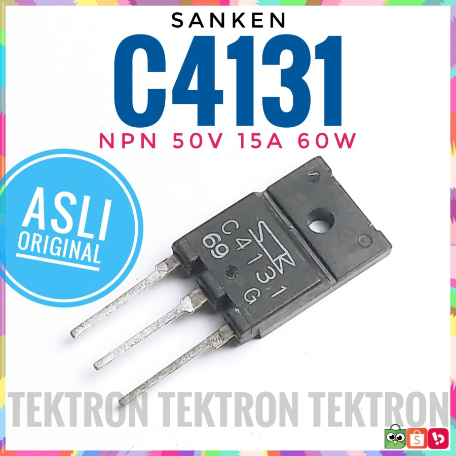 SANKEN C4131 2SC4131 Asli Original ORI Transistor Power Roland SC4131
