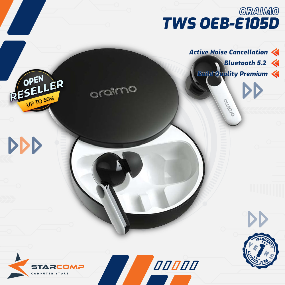 Oraimo OEB-E105D Freepods4 TWS Bluetooth Earphone Wireless Control App