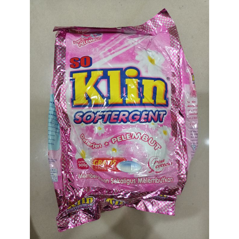 Soklin softergent pink cotton