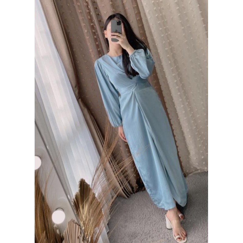 Ashilla Dress || Dress Lebaran || Dress Hijab || Dress Satin || Vaeesan