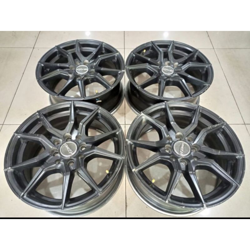 VELG MOBIL RACING BEKAS RING 15X6,5 ET38 LUBANG 4X100