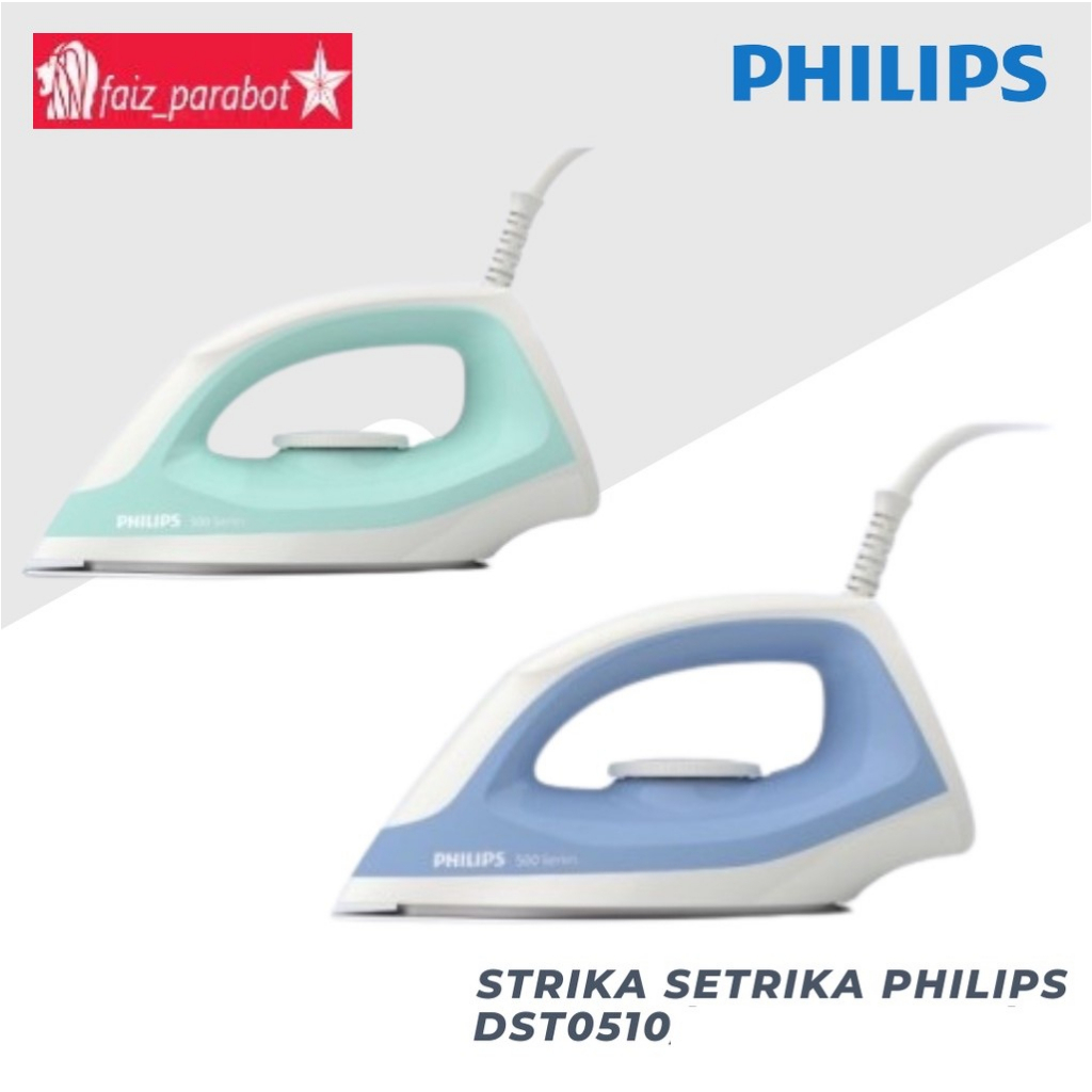 SETRIKA PHILIPS DST0510 / DST 0510 [350 WATT / ANTI LENGKET] 100%