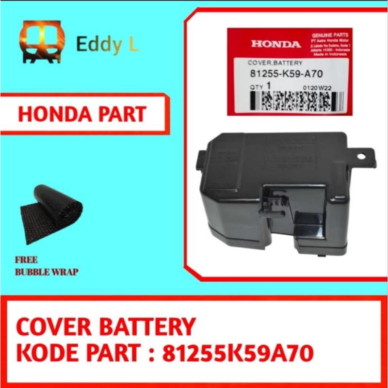 Tutup Accu/Cover Battery Vario 125|150 ESP (81255K59A70) - Original AHM