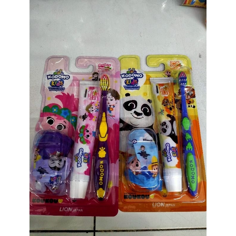 KODOMO PASTA GIGI KIDS + SIKAT GIGI SET