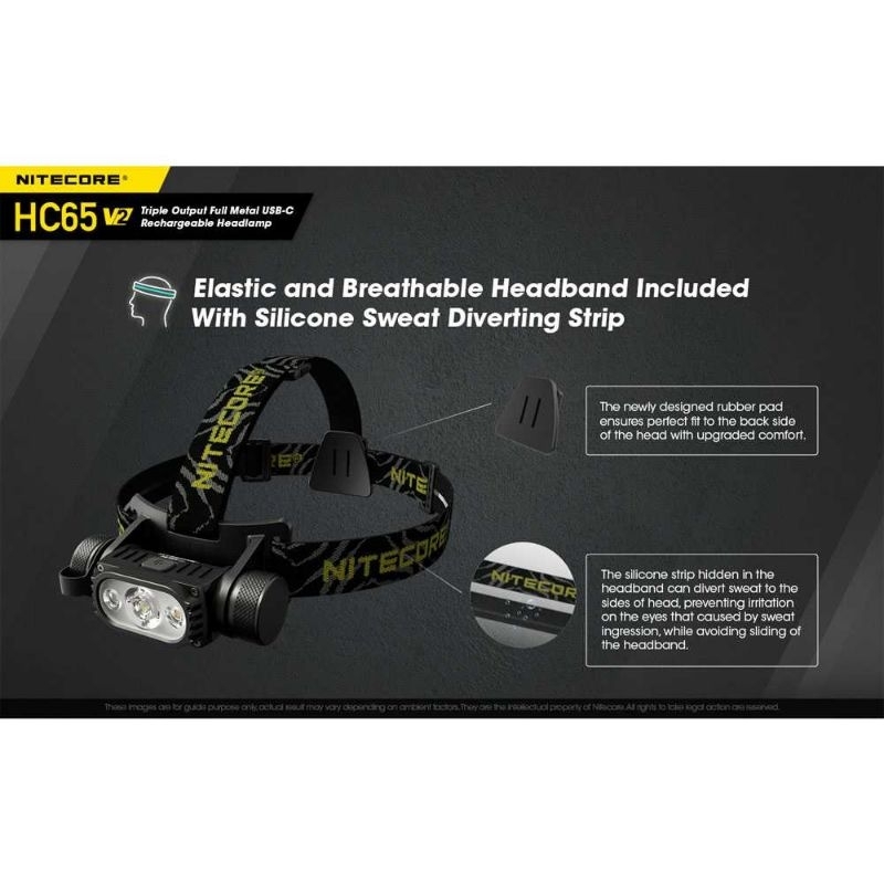 NITECORE Headlamp Series SST-40-W LED 1750 Lumens - HC65 V2