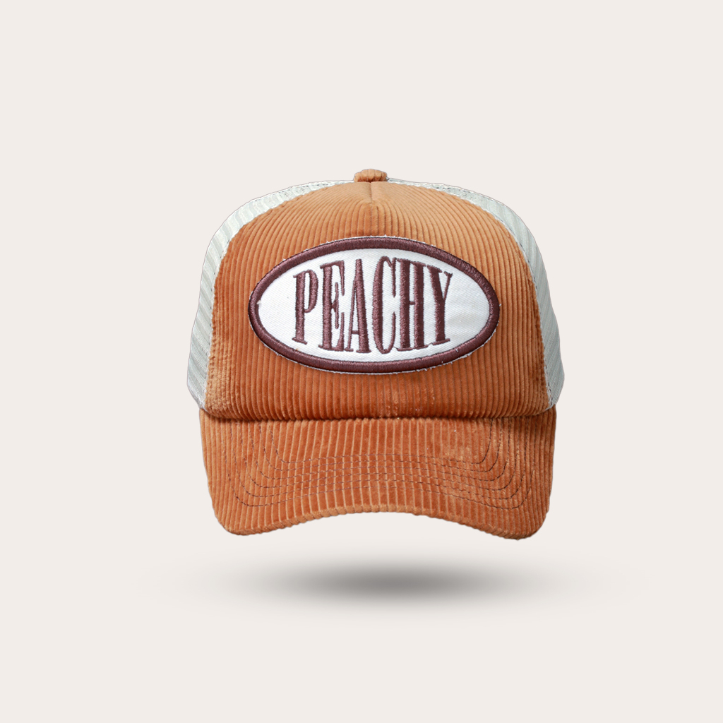 TRUCKER HAT CORDUROY PREMIUM QUALITY CARAMEL REAM