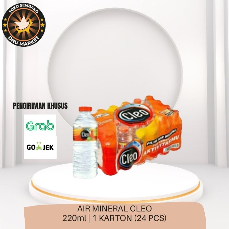 

CLEO BOTOL KECIL | AIR MINERAL CLEO BOTOL | 220ml | 1 Karton (24pcs)