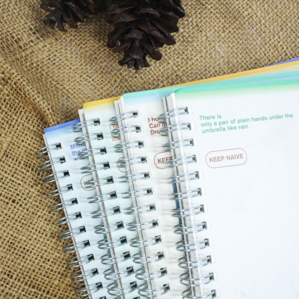 

Freeze Frame of Moment Spiral Ruled Notebook B5 Buku Tulis Sampul Warna Putih Kertas Bergaris Header Berwarna